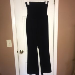 Black full panel maternity pants xl